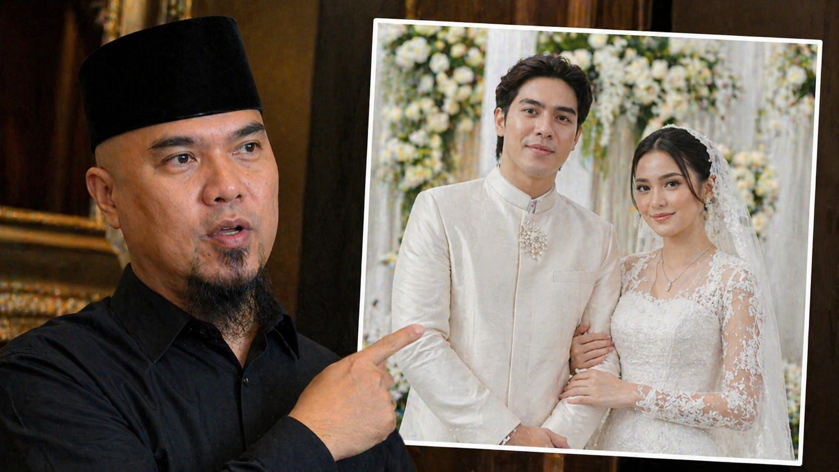 Ahmad Dhani Perlihatkan Foto Pernikahan El Rumi dengan Syifa Hadju