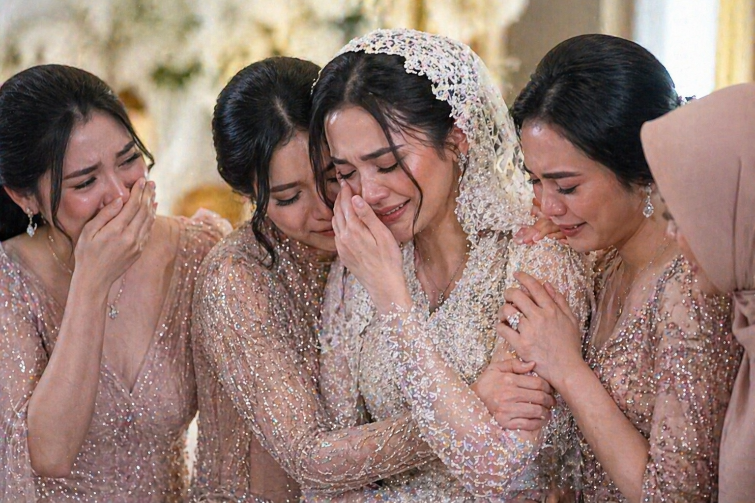 Syifa Hadju Nangis Bareng Bridesmaid Usai El Rumi Ucap Ijab Kabul Syifa Hadju Nangis Bareng Bridesmaid Usai El Rumi Ucap Ijab Kabul